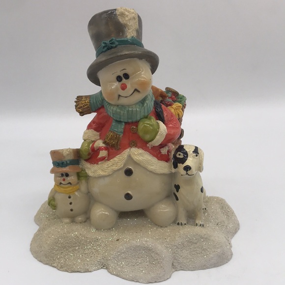 Vintage Regency Fine Arts Collectible Snowman Sculpture’s & Figurines 5”Tall - Picture 2 of 8